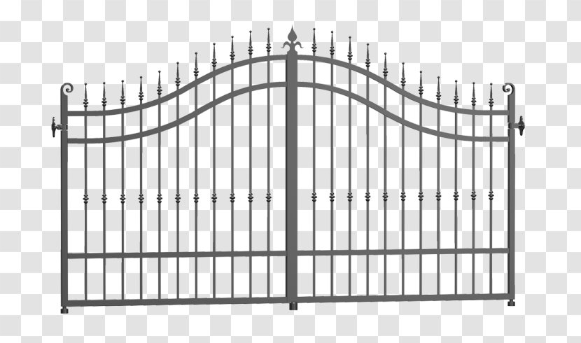 Gate Fence Wrought Iron Garden Cancela Transparent PNG