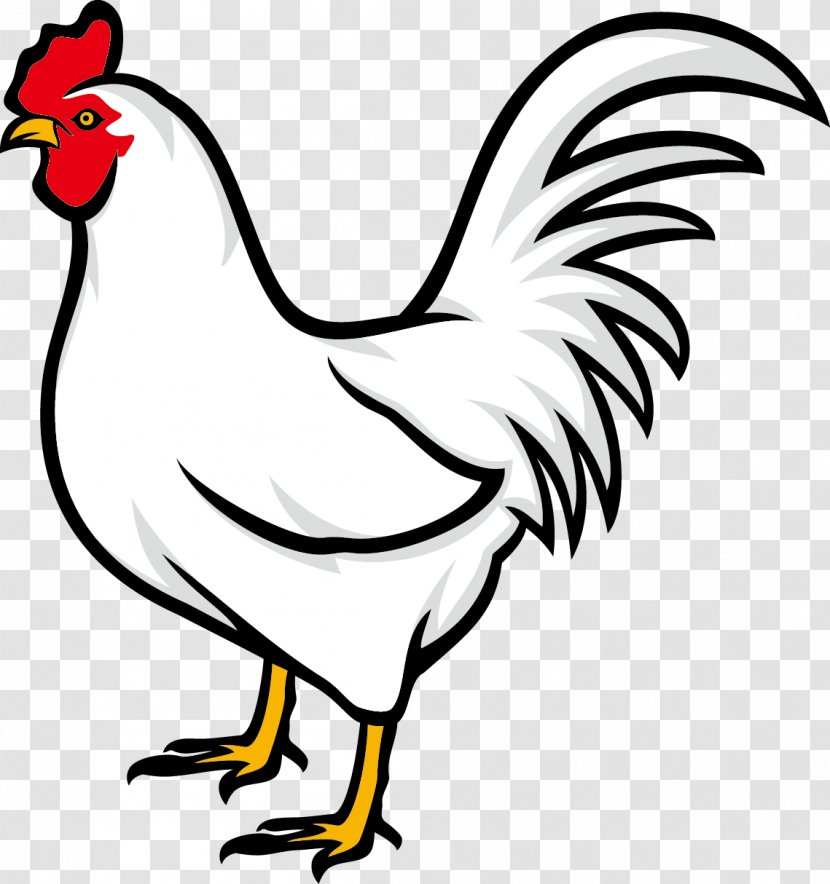 Fried Chicken Rooster Clip Art - Beak - Cock Transparent PNG