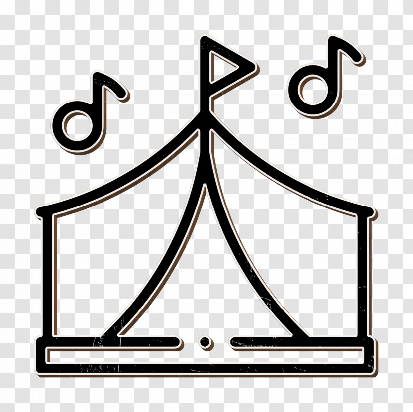 Stage Icon Music Festival Icon Tent Icon Transparent PNG