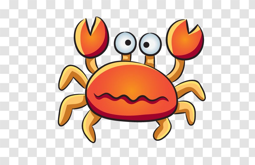 Marine Life Cartoon Royalty-free Clip Art - Food - Crab Transparent PNG