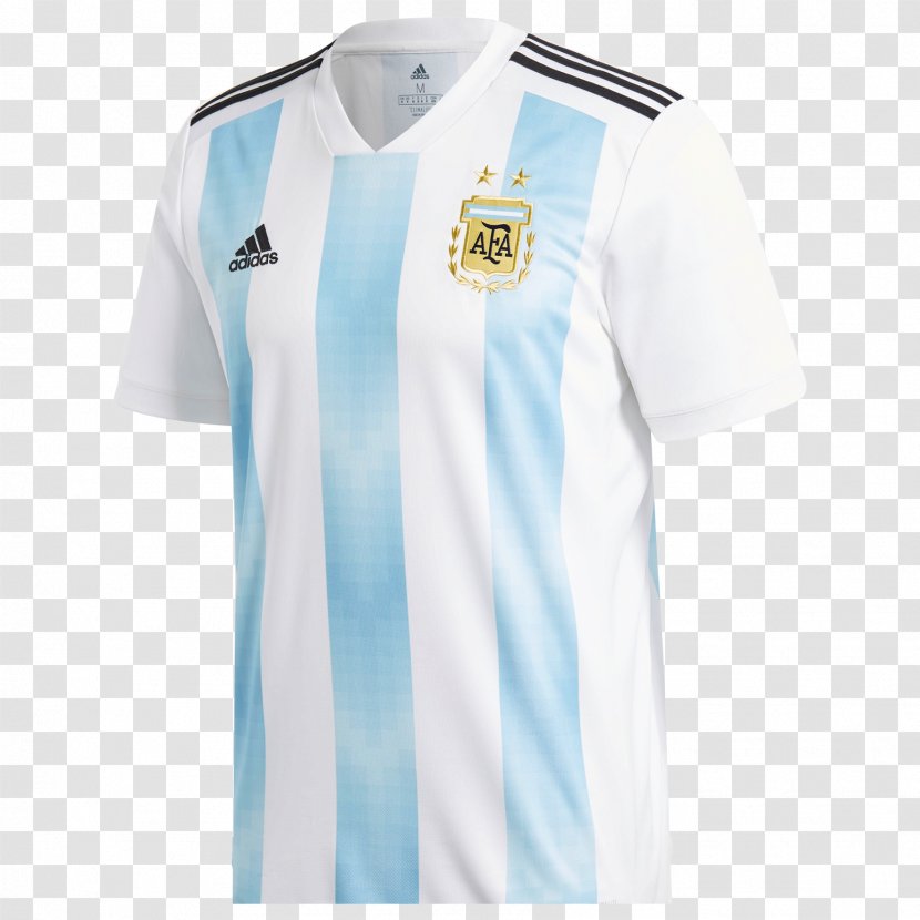 2018 FIFA World Cup Argentina National Football Team T-shirt Jersey Adidas - Sportswear - America's Transparent PNG