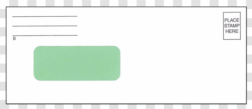 Paper Line Brand - Rectangle - White Envelope Transparent PNG