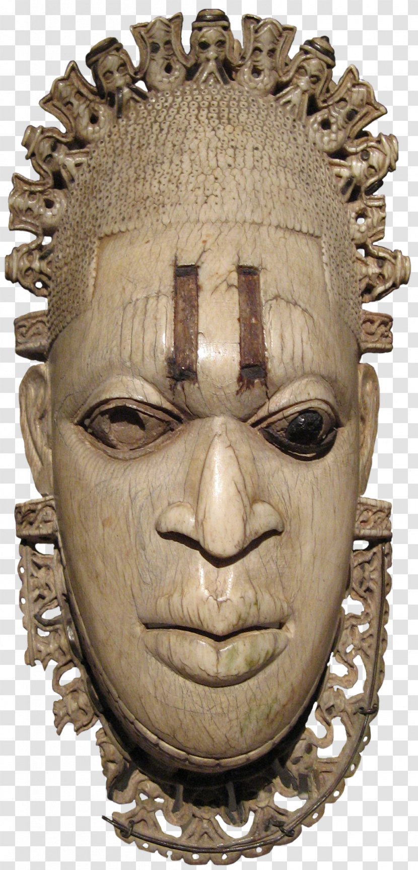 Nigeria Benin Ivory Mask Kingdom Of Traditional African Masks Transparent PNG