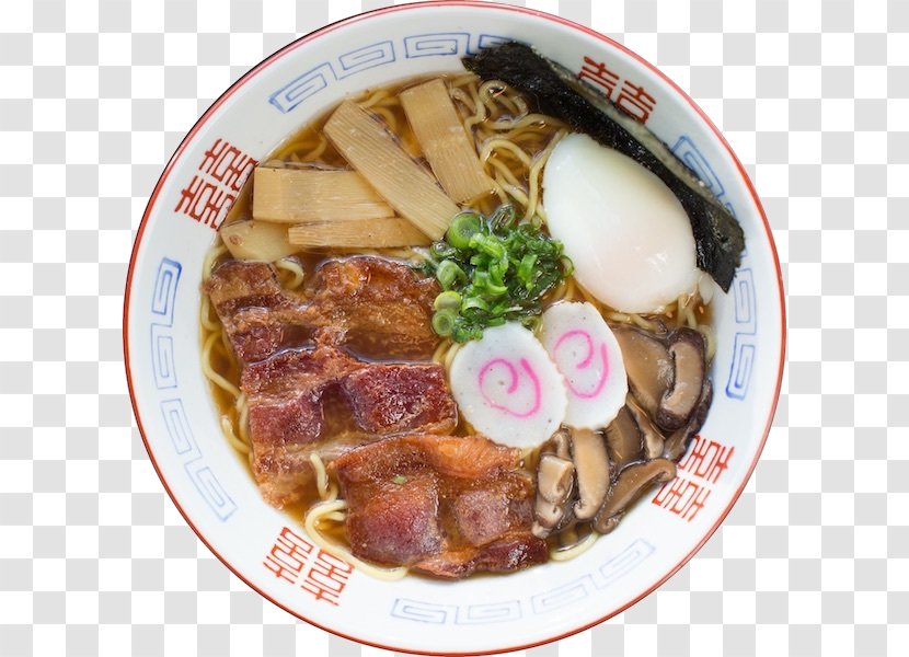 Okinawa Soba Ramen Lamian Noodle Soup - Shoyu Transparent PNG