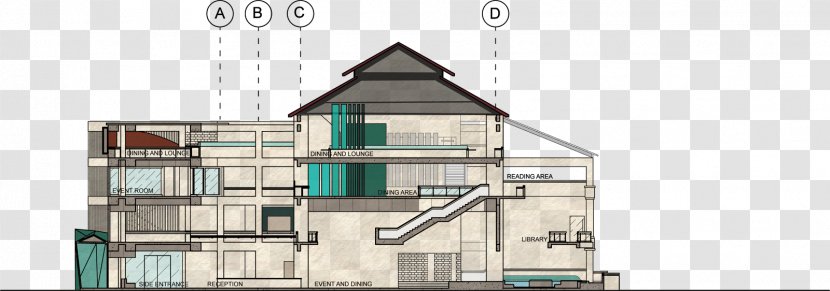 Roof House Facade Property Residential Area - Building Transparent PNG