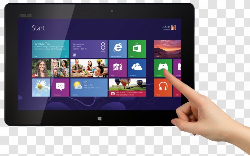 Asus Eee Pad Transformer Prime PadFone Windows RT Touchscreen Nvidia Tegra 3 - Rt - Finger Touch Tablet Transparent PNG