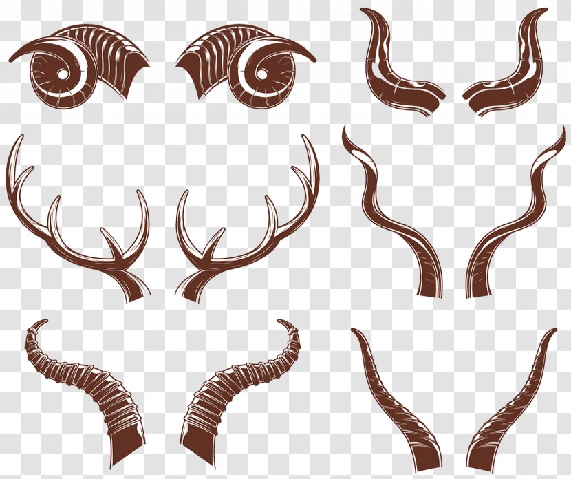 Antelope Cartoon Drawing Illustration - Wild Animal Head Angle Transparent PNG