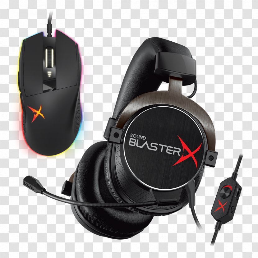 Headphones Creative Sound BlasterX H5 Audio Technology H7 Transparent PNG