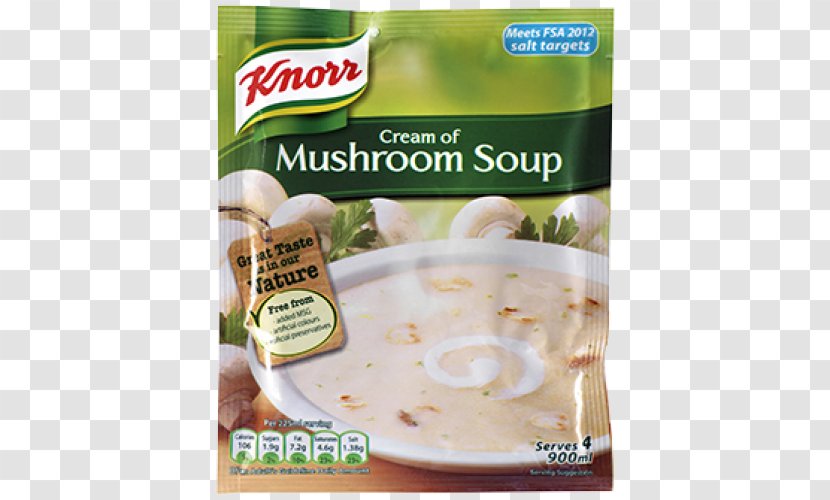Chicken Soup Cream Of Mushroom French Onion - Condiment Transparent PNG