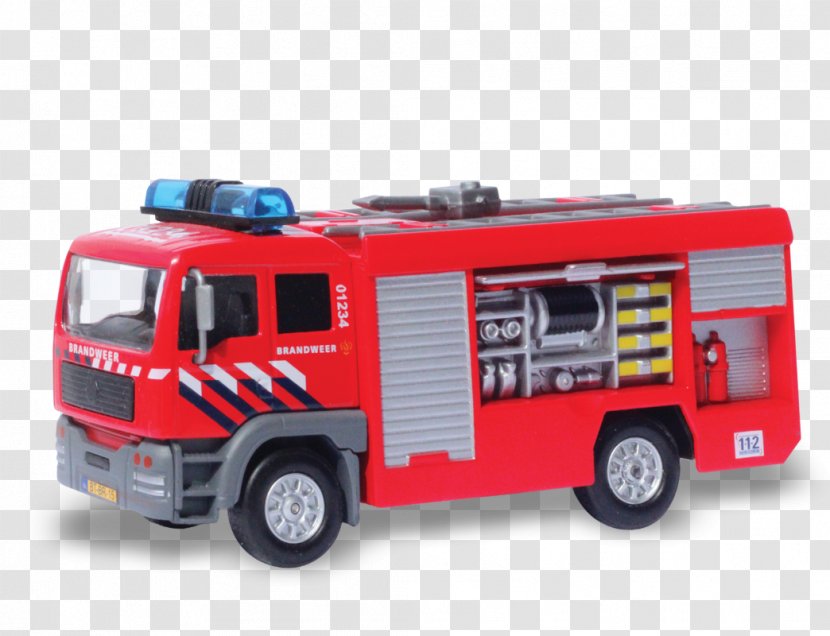 Fire Engine Department Emergency Service Vehicle - Aluminum Texture Transparent PNG