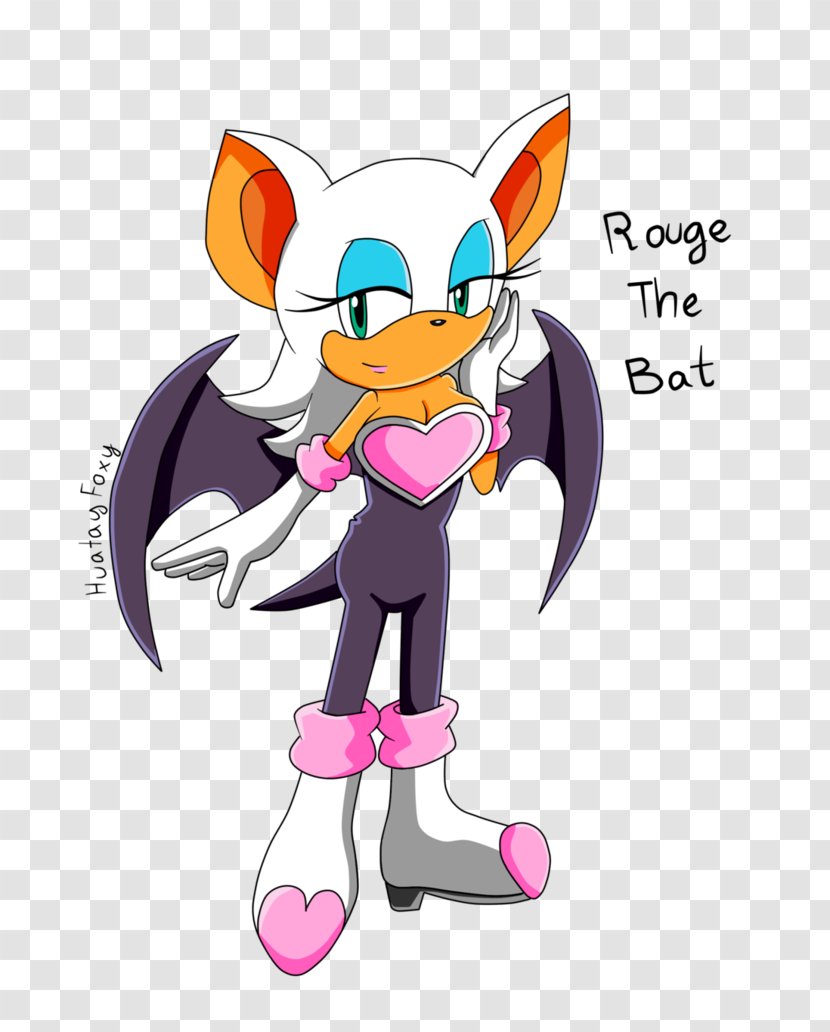 Rouge The Bat Tails Sonic Heroes Hedgehog Knuckles Echidna - Flower Transparent PNG