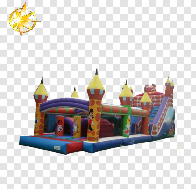 Inflatable Amusement Park Entertainment - Castle Transparent PNG