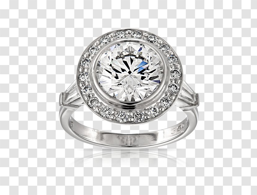 Ring Silver Body Jewellery Diamond - Rings - Platinum Transparent PNG