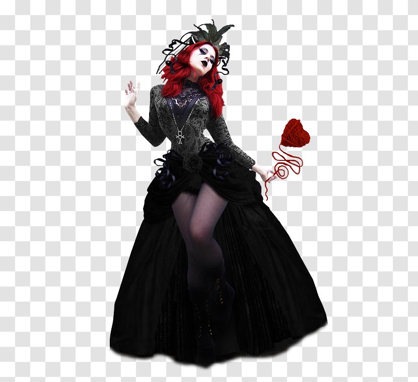 Victorian Era Gothic Fashion Goth Subculture Art - Gotico Transparent PNG