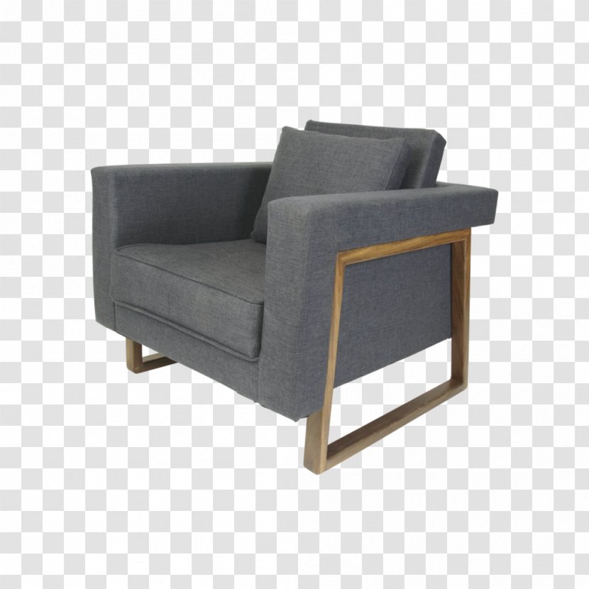 Fauteuil Club Chair Armrest Seat - Textile Transparent PNG