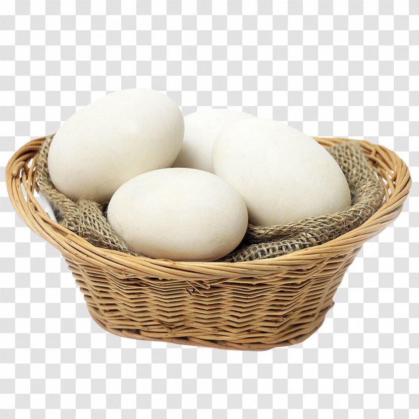 Domestic Goose Egg Basket - A Of Eggs Transparent PNG