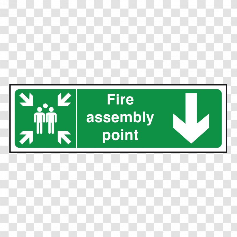 Meeting Point Exit Sign Fire Safety - Street Transparent PNG