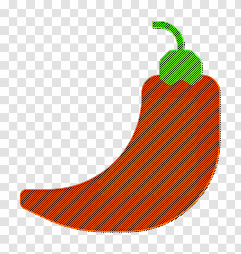 Chili Pepper Icon Fruit And Vegetable Icon Pepper Icon Transparent PNG