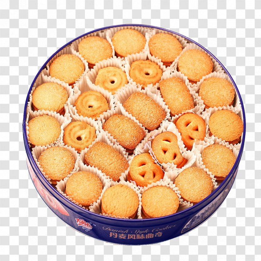 Danish Pastry Cookie Cake Butter Tin Can - Box - Cookies Of Various Shapes Transparent PNG