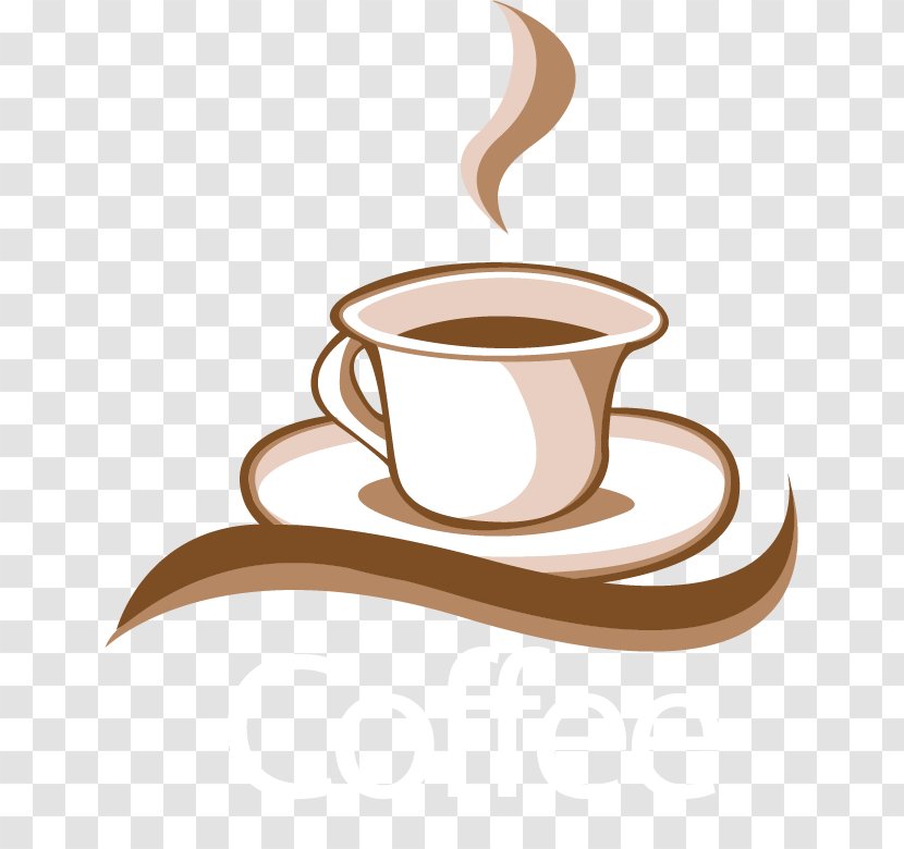 Coffee Espresso Cafe Logo - Cup - Vector Material Transparent PNG