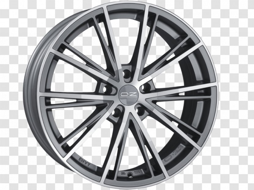 Car OZ Group Alloy Wheel Rim - Diamond Cutting Transparent PNG