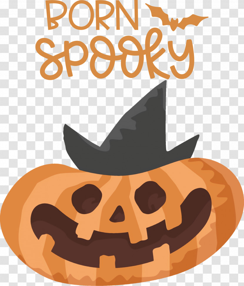 Spooky Pumpkin Halloween Transparent PNG