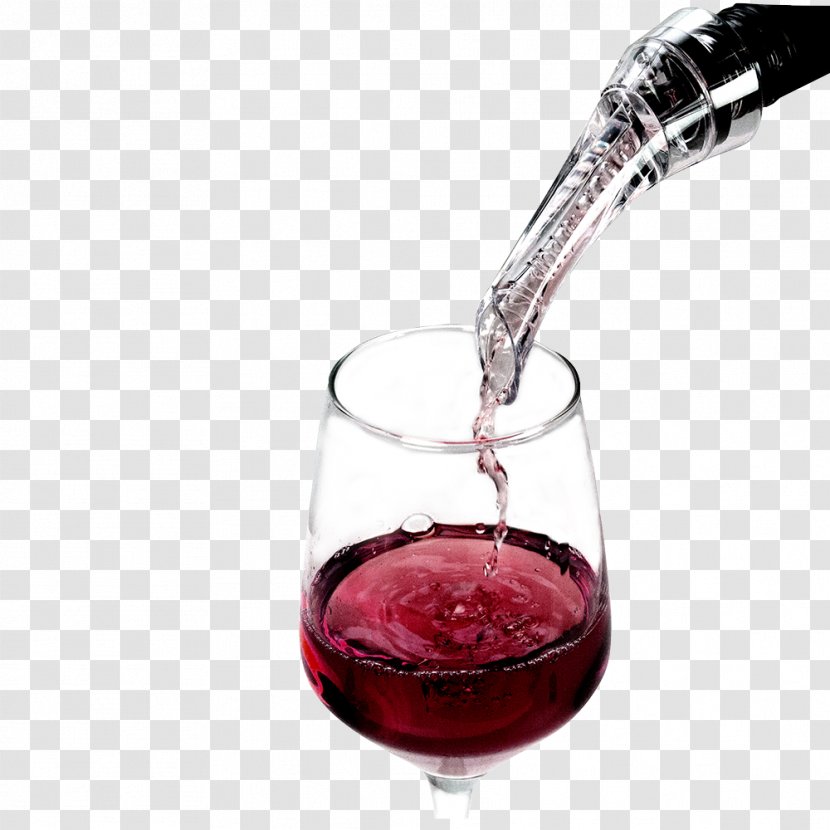 Red Wine Glass Cocktail - Stemware Transparent PNG