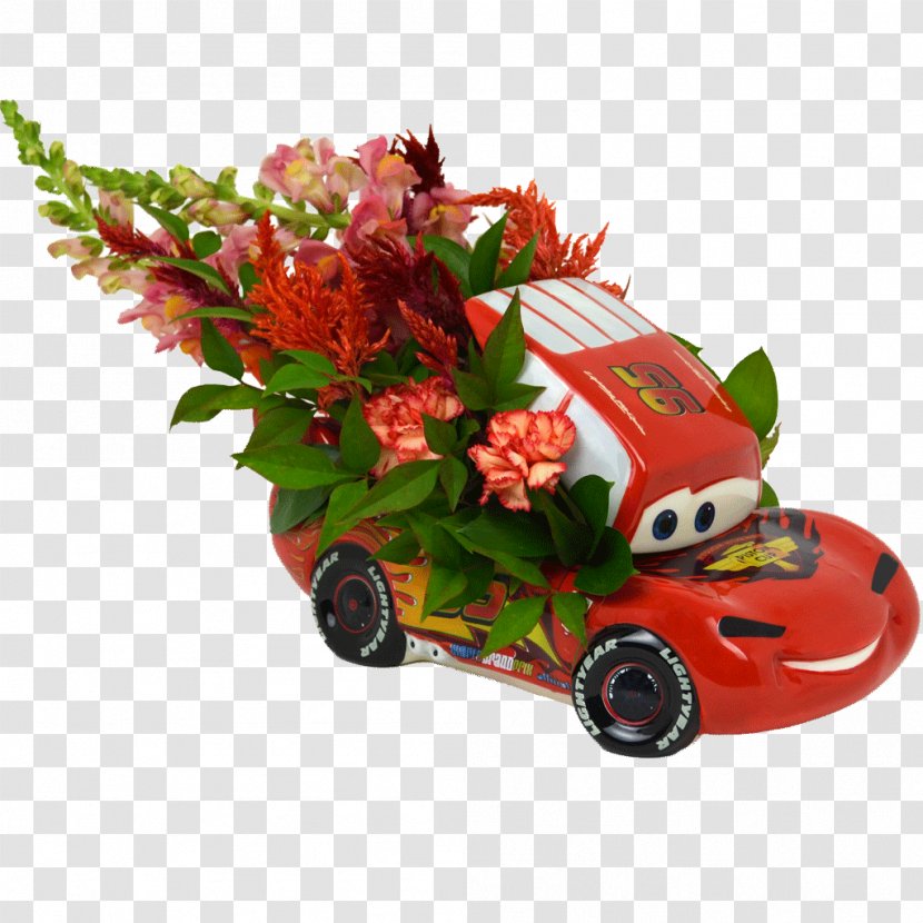 Lightning McQueen Flower Floristry Floral Design Car - Snapdragons Transparent PNG