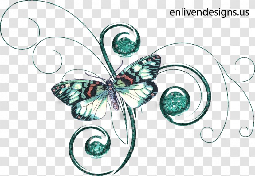 Butterfly Scrapbooking Embellishment Clip Art - Brush Footed Transparent PNG