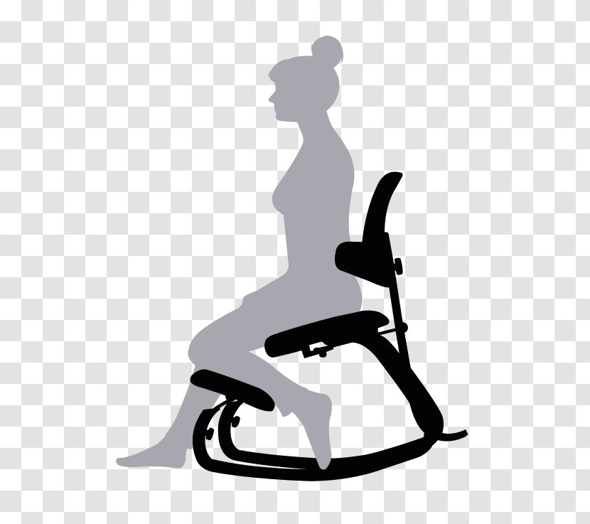 Kneeling Chair Varier Furniture AS Footstool Transparent PNG