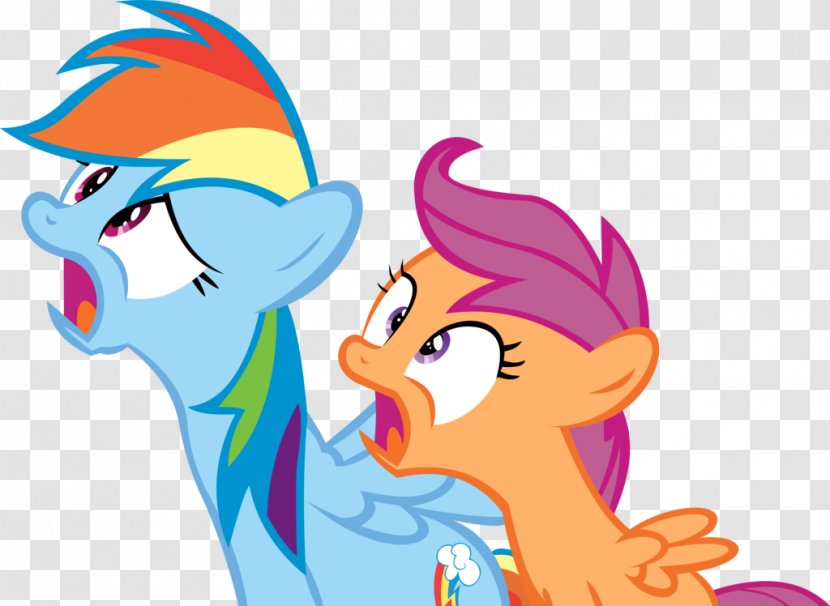 My Little Pony Rainbow Dash Scootaloo DeviantArt - Watercolor Transparent PNG