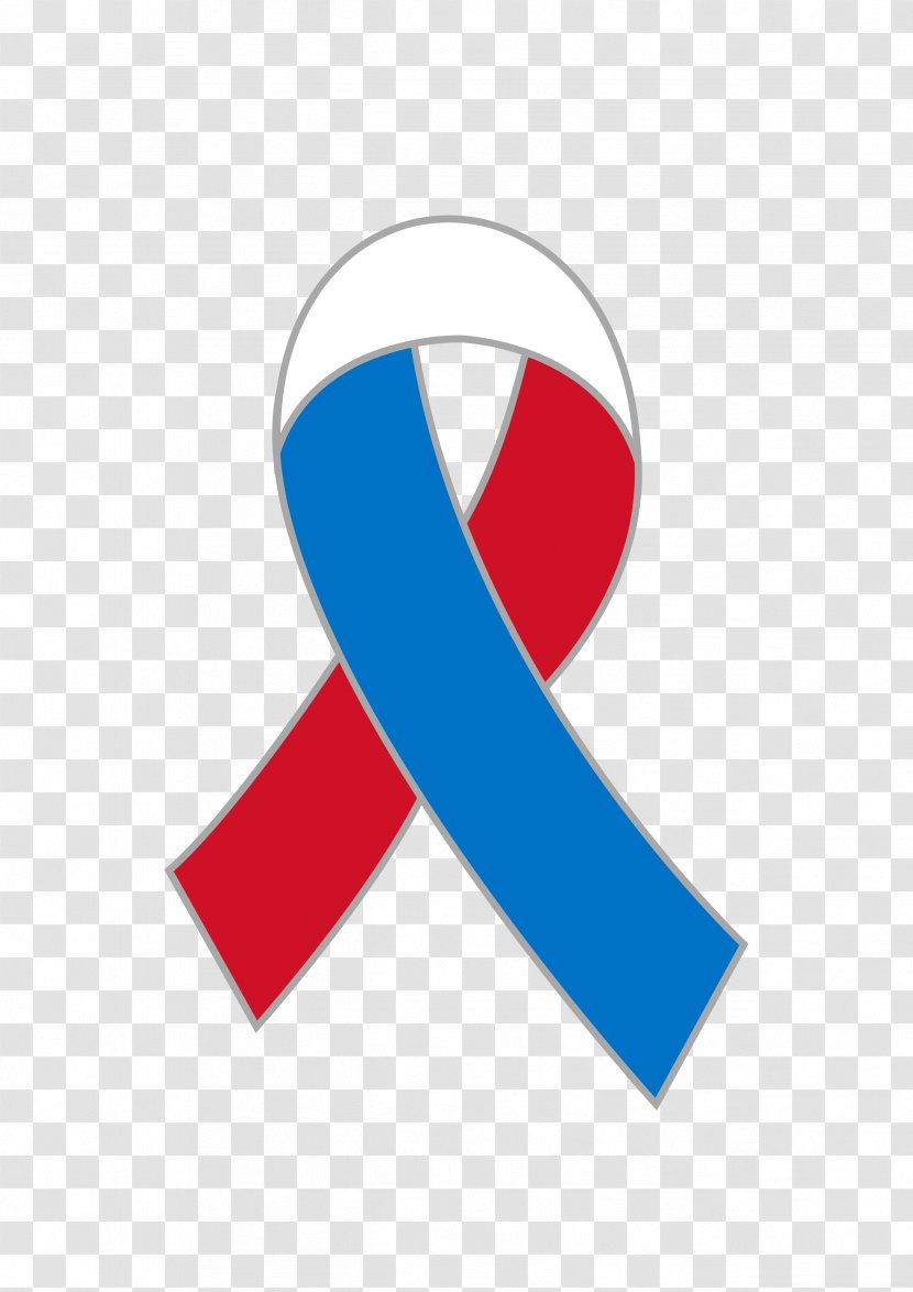 Blue Red Ribbon Lazo Azure - White Transparent PNG