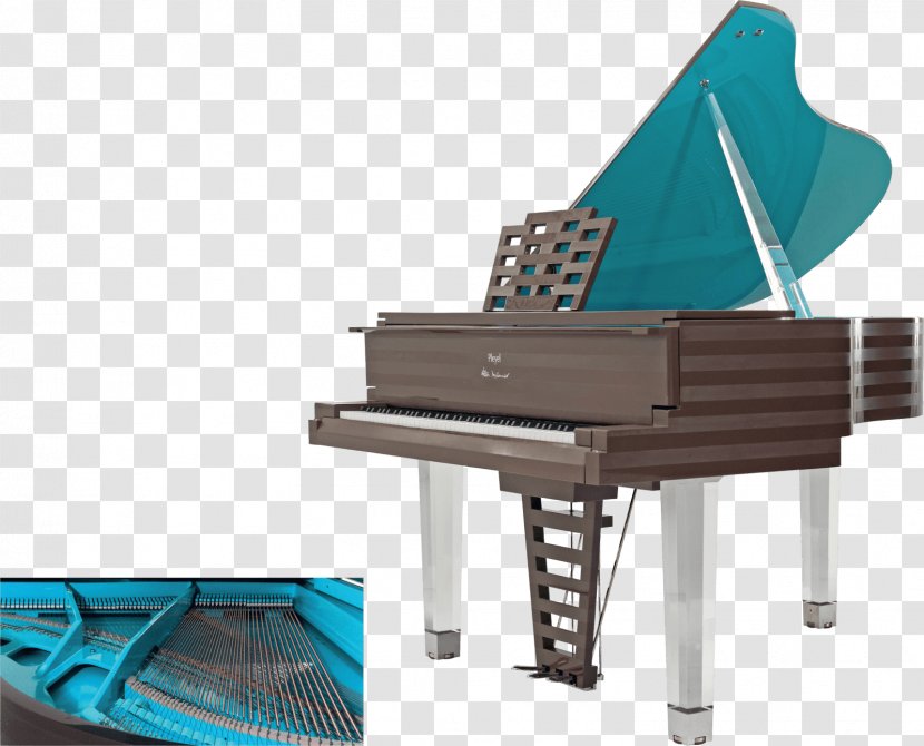 Digital Piano Electric Player Pleyel Et Cie - Silhouette Transparent PNG