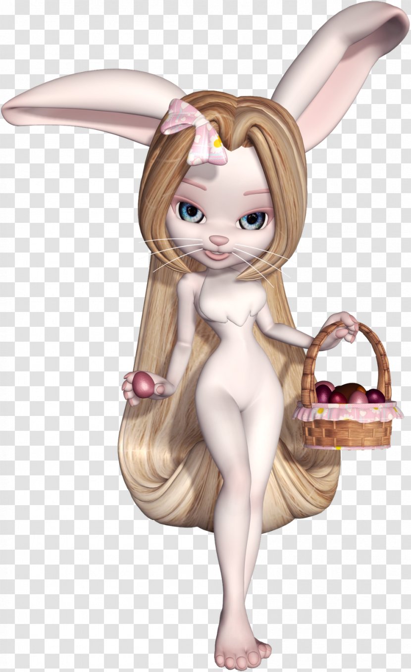 Rabbit Easter Bunny - Doll Transparent PNG