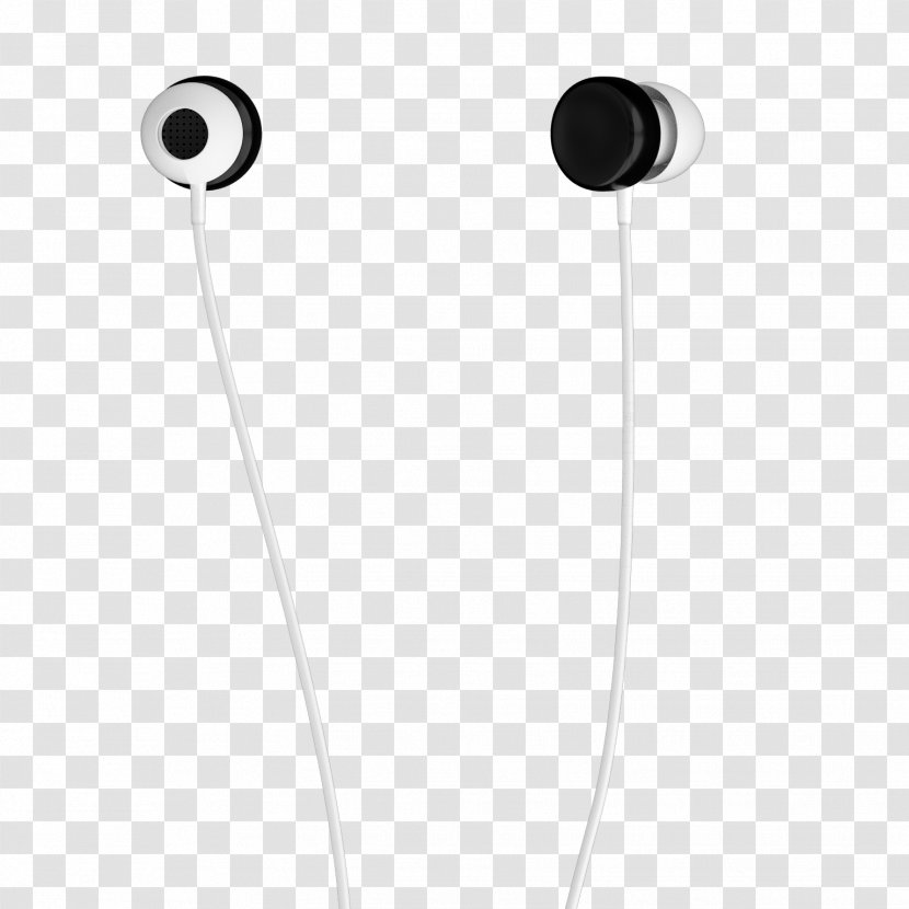Headphones Body Jewellery White - Black And - Specification Transparent PNG