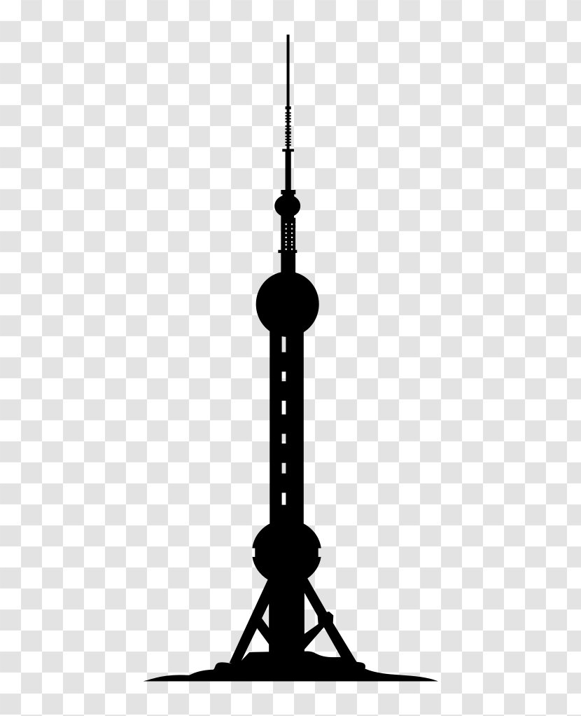 Oriental Pearl Tower Shanghai Milad Drawing Transparent PNG