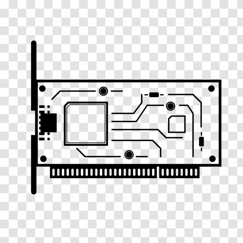 Graphics Cards & Video Adapters Drawing Computer Coloring Book GDDR5 SDRAM - Area Transparent PNG