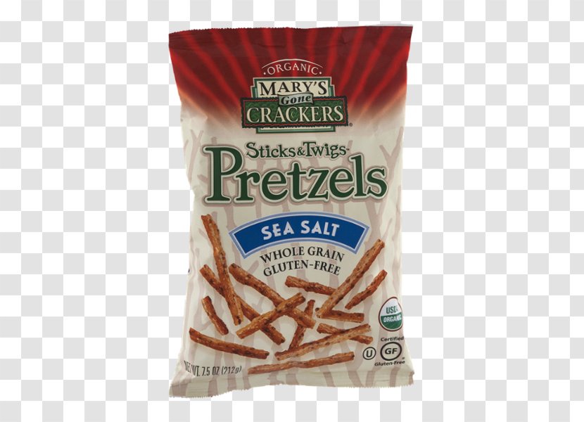 Pretzel Mary's Gone Crackers Salt Snack - Amaranth - Millet Transparent PNG