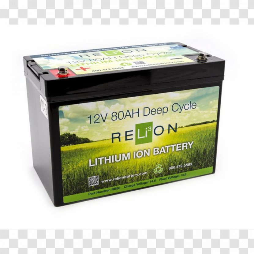 Lithium-ion Battery Lithium Electric Iron Phosphate Deep-cycle - Ampere Hour Transparent PNG