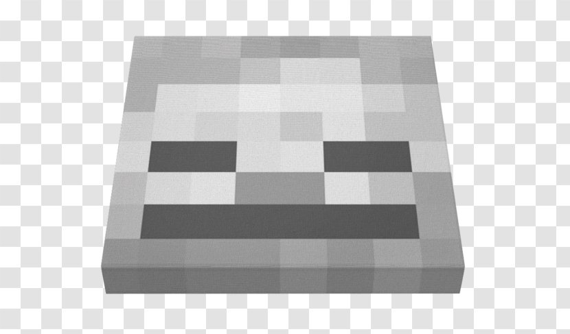 Minecraft Skeleton Art Face Pattern Transparent PNG