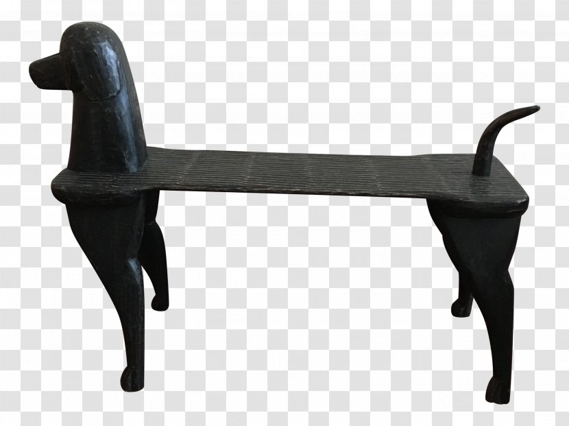 Chair Garden Furniture - Black - Wooden Benches Transparent PNG