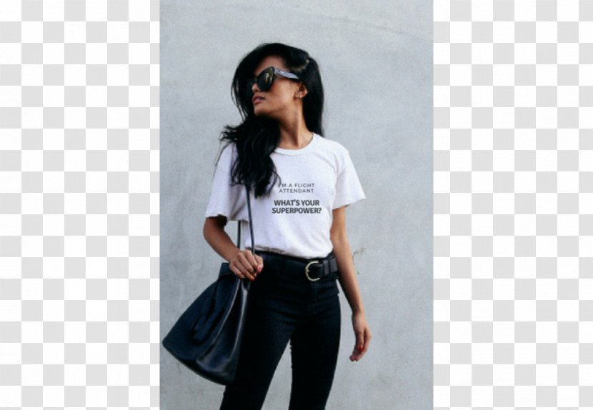 T-shirt White Jeans Clothing Fashion - T Shirt Transparent PNG