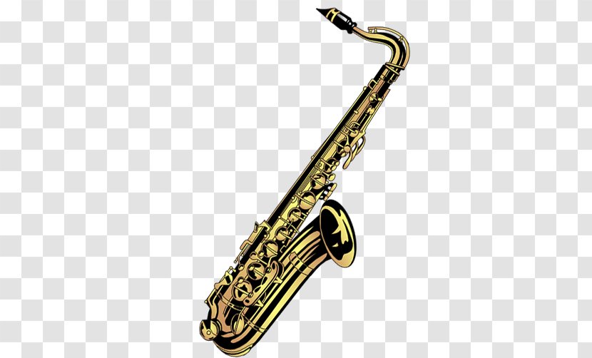 Baritone Saxophone Musical Instruments Woodwind Instrument Brass - Silhouette - Sax Transparent PNG