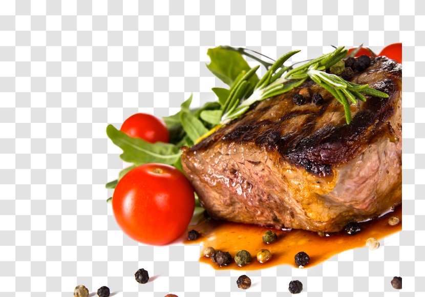 Beefsteak Restaurant Food Barbecue Transparent PNG
