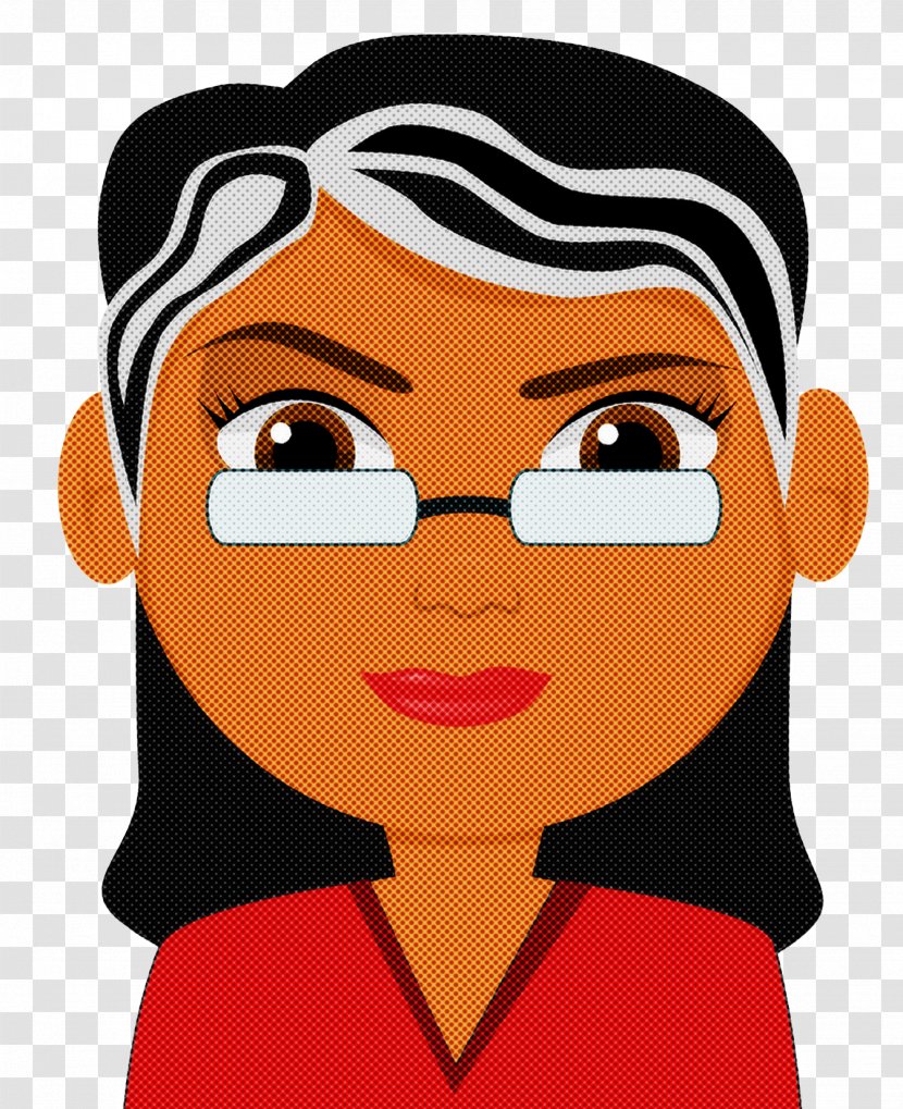 Cartoon Face Clip Art Cheek Nose - Animated Forehead Transparent PNG