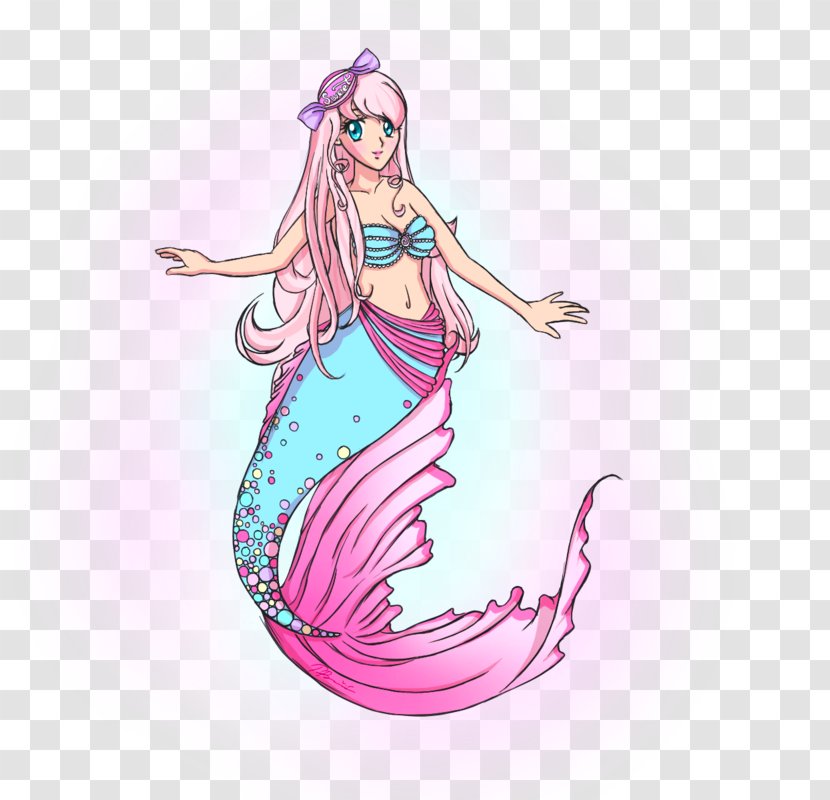 Mermaid Costume Design Pink M - Mythical Creature Transparent PNG