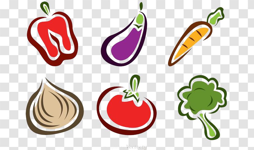 Broccoli Eggplant Food Tomato - Fruit - Cartoon Vegetables Element Transparent PNG