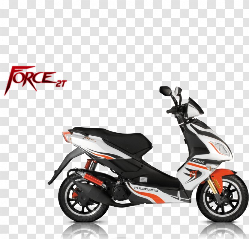 Motorized Scooter Two-stroke Engine Motorcycle Moped - Vehicle Transparent PNG