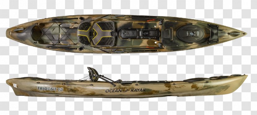 Ocean Kayak Prowler Big Game II Trident 13 Angling Fishing - Watercolor - Sea Transparent PNG
