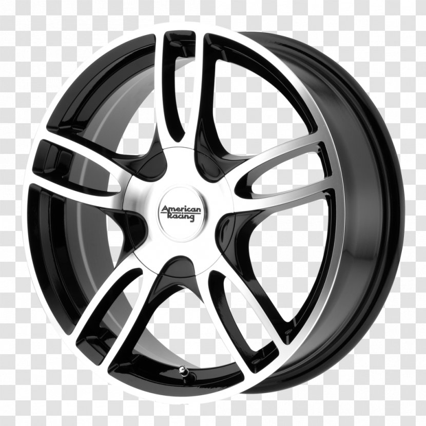 Car American Racing Custom Wheel Rim - Black Transparent PNG